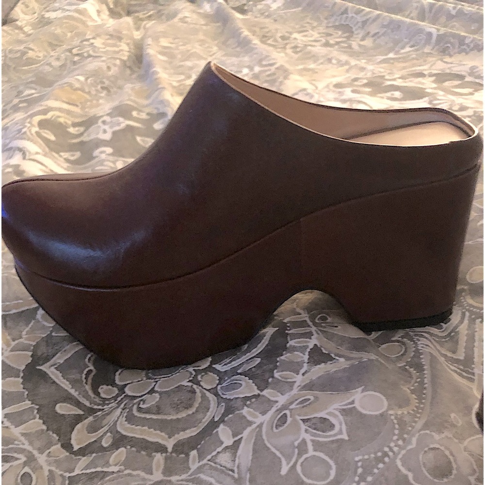 Sportsmax platform clogs, sz 36.